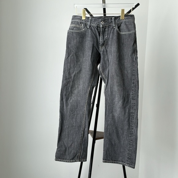 LEVI’S 514 Classic Straight Leg Snap Pocket | 30/30 or Women’s 10 | Grey - Picture 2 of 10
